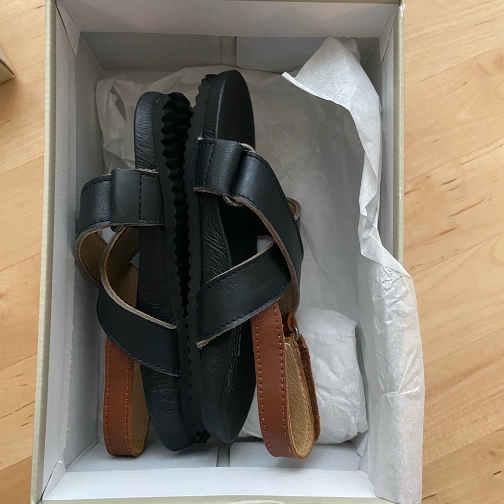 Bonpoint Etem Leather Sandal, New in Box